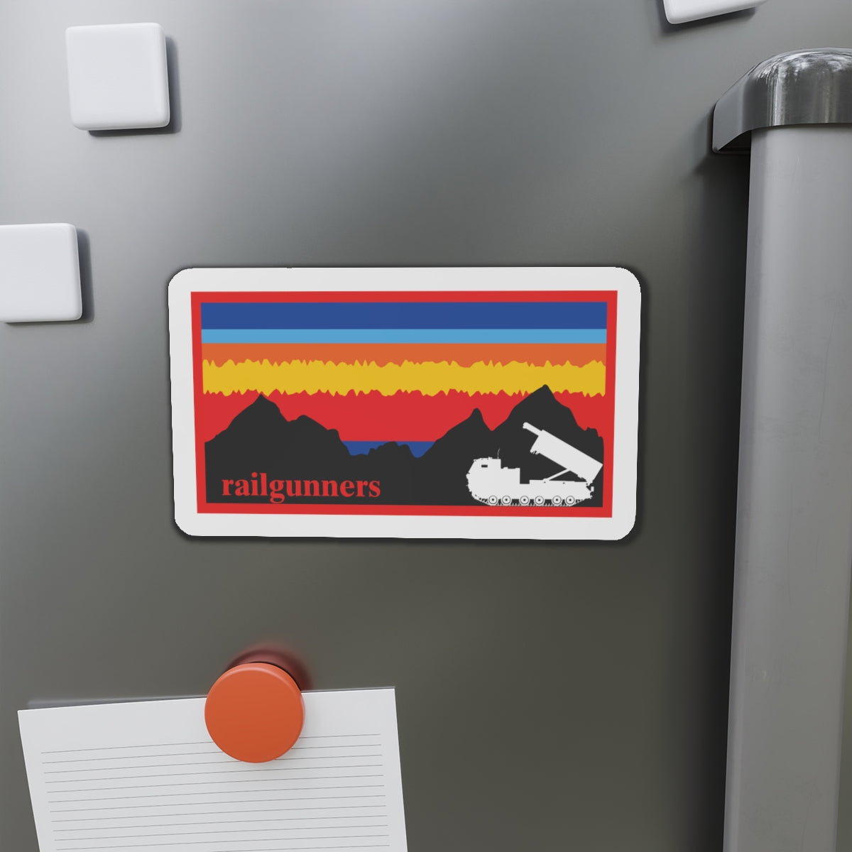 41FAB RAILGUNNERS Die-Cut Magnets