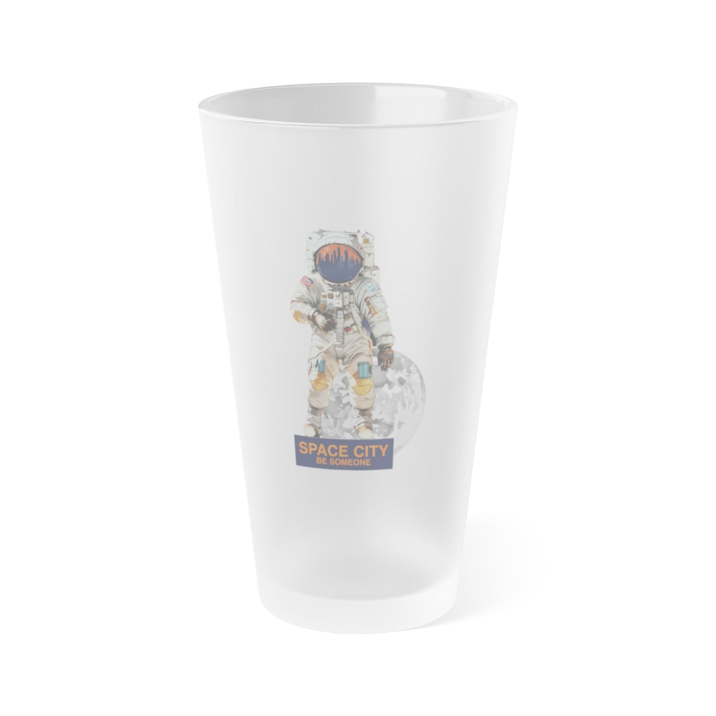 HARB Frosted Pint Glass
