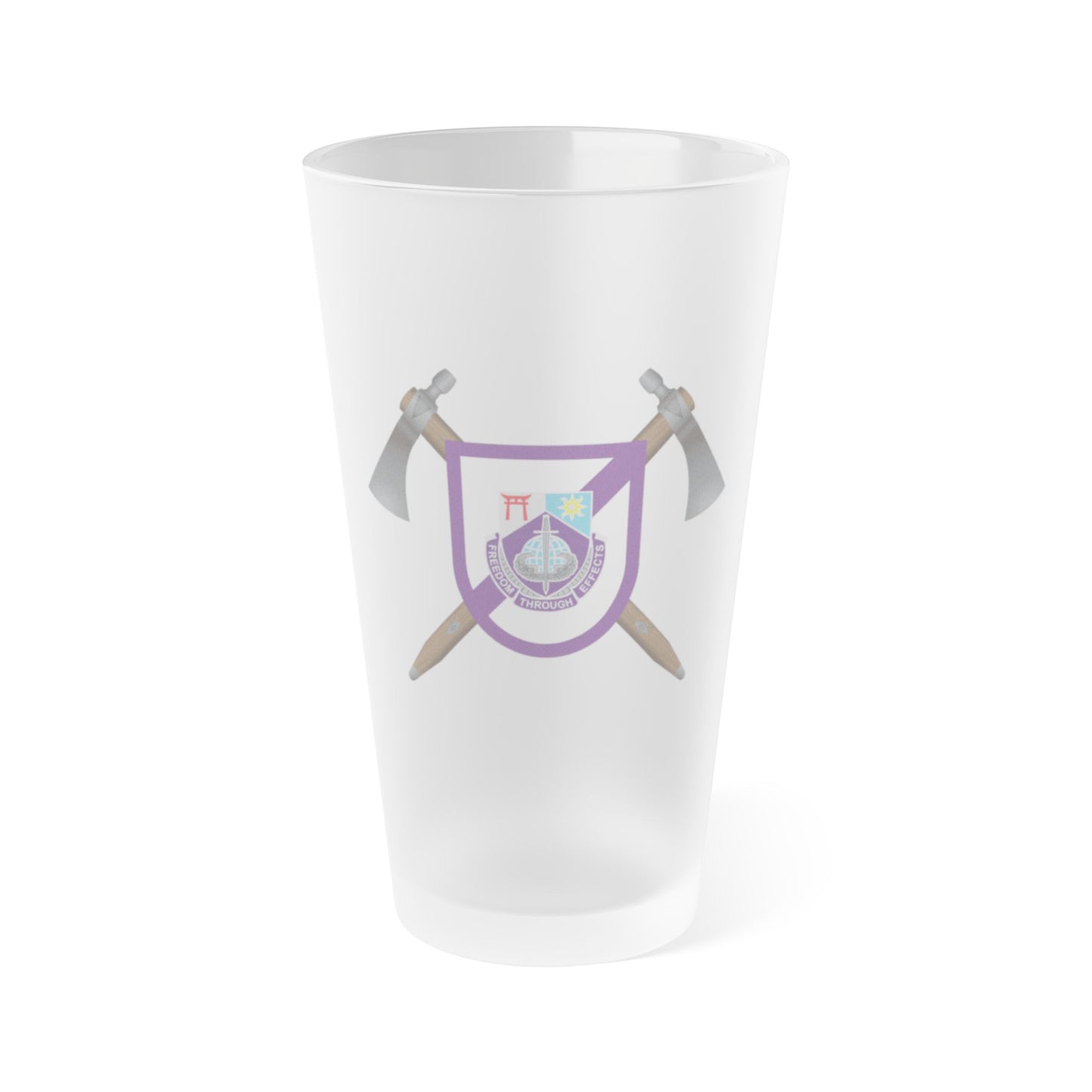 97 CA BN Frosted Pint Glass--DUI+PH (HAND WASH ONLY)