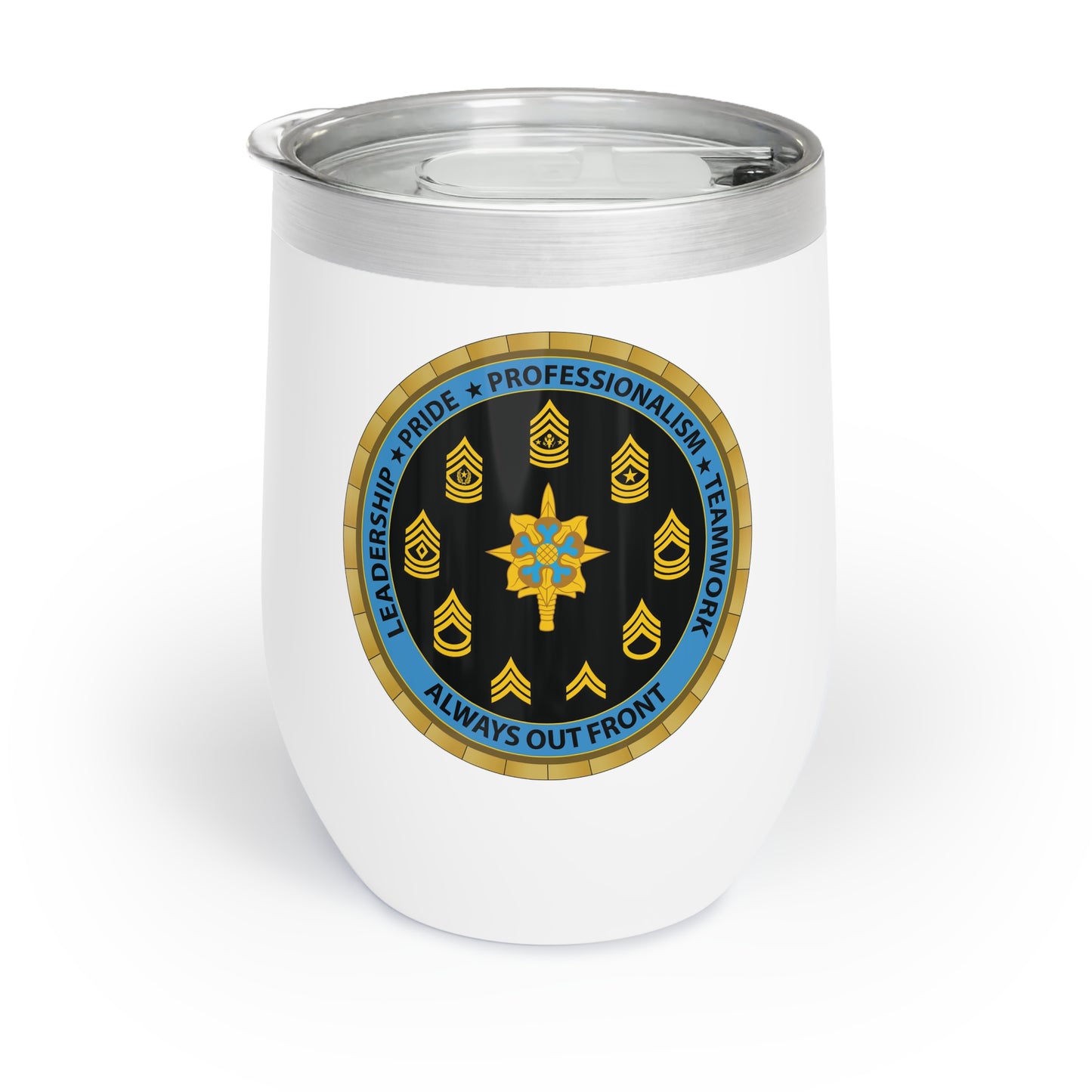 USAICOE NCOA Chilled Wine Tumbler (NCOA) (HAND WASH ONLY)