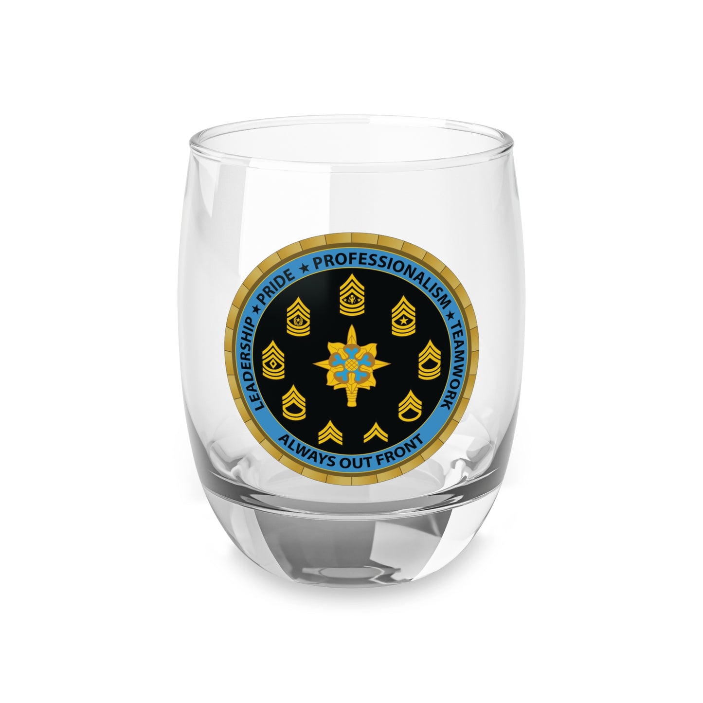 USAICOE NCOA Whiskey Glass (HAND WASH ONLY)