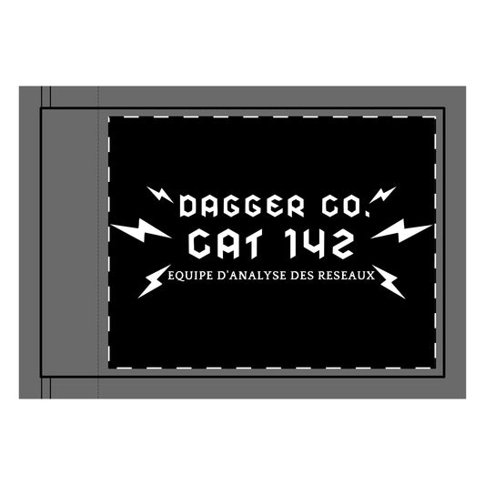 CAT 142 Double-Sided Flag (no grommets)