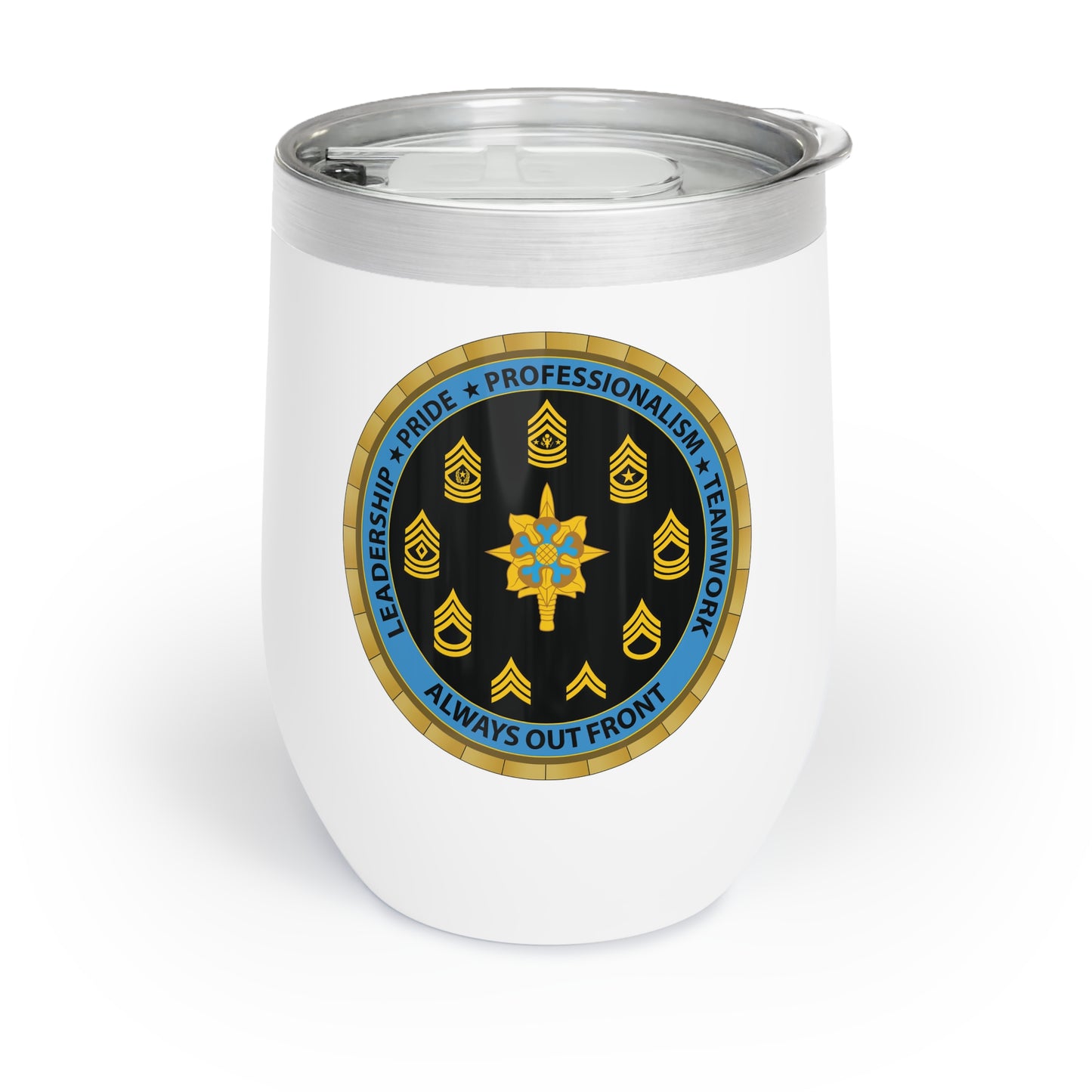USAICOE NCOA Chilled Wine Tumbler (NCOA) (HAND WASH ONLY)