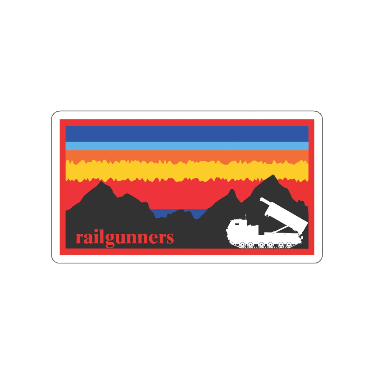 41FAB RAILGUNNERS Die-Cut Stickers