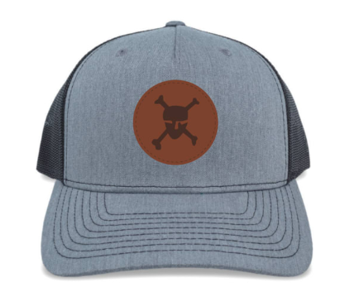 2-504 Bulk Leather Patch Hats