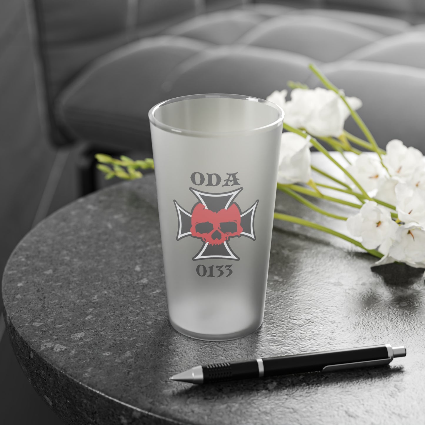 ODA 0133 Frosted Pint Glass