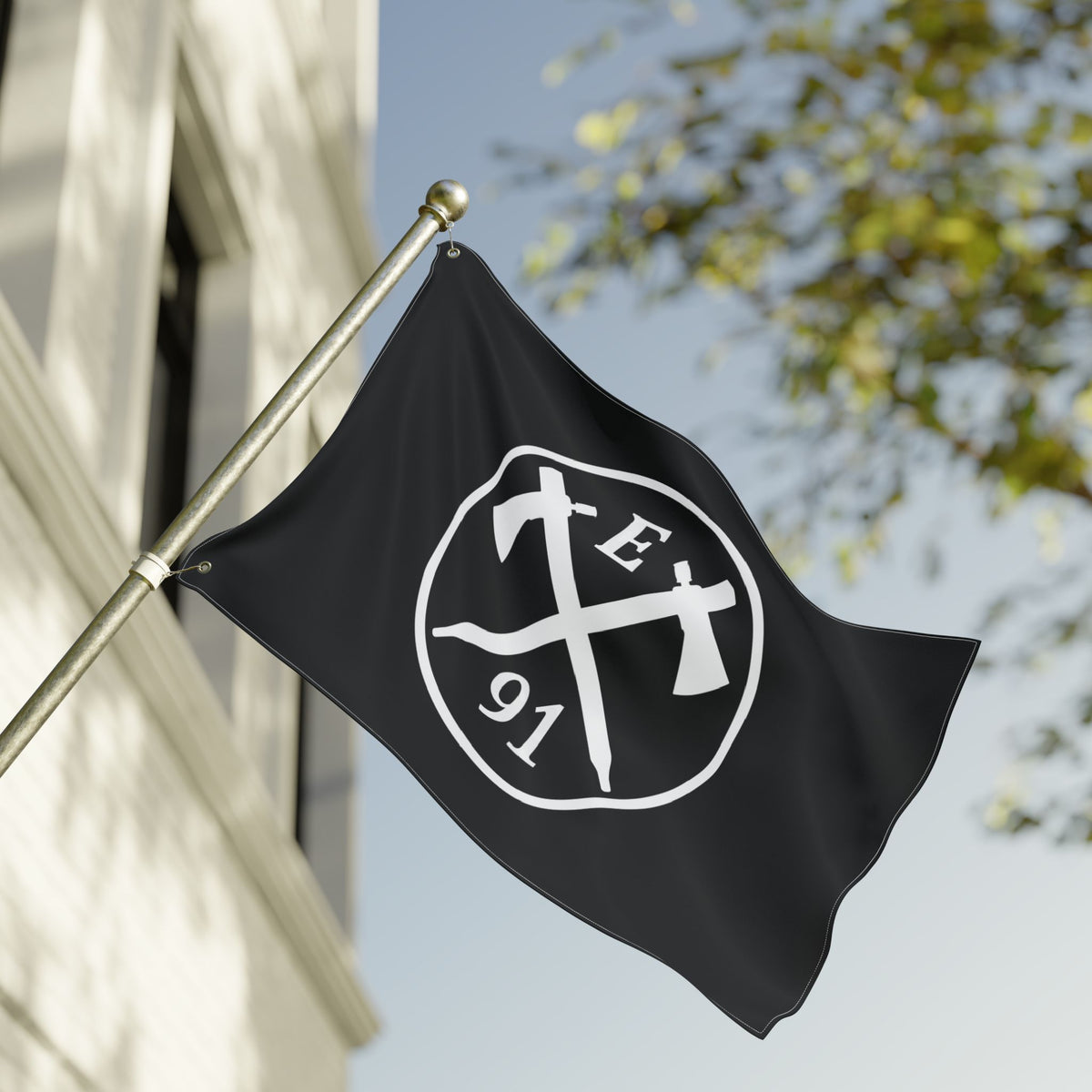 E/91 CA Double Sided Flag (v1)