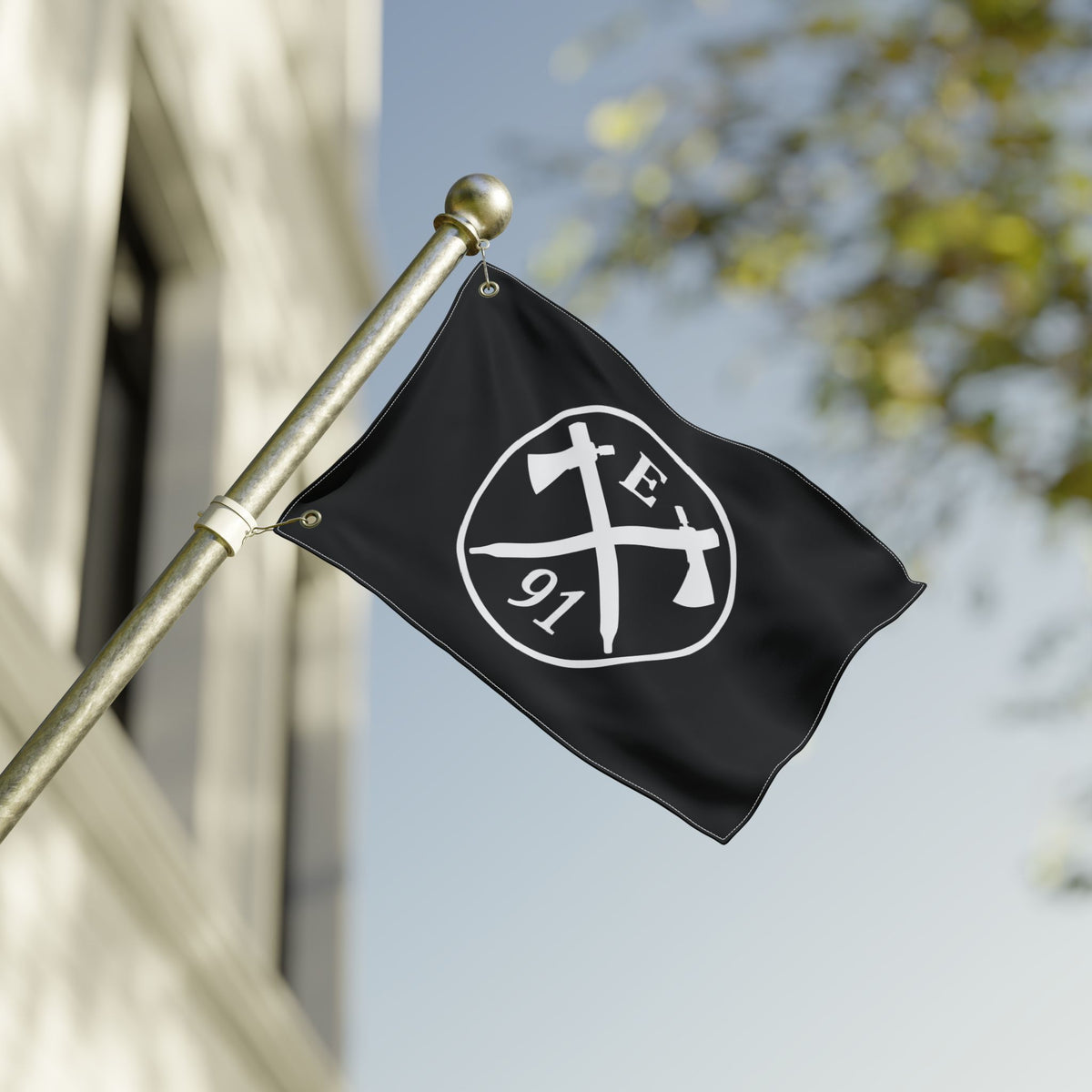 E/91 CA Double Sided Flag (v1)