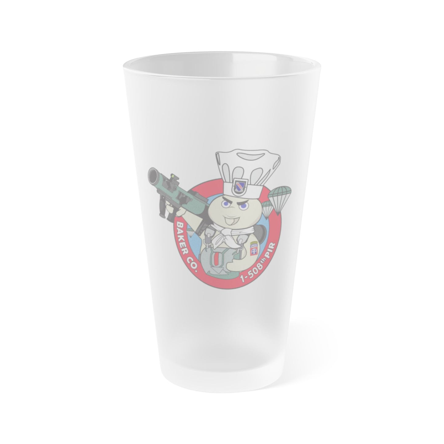 Baker 1/508 Frosted Pint Glass
