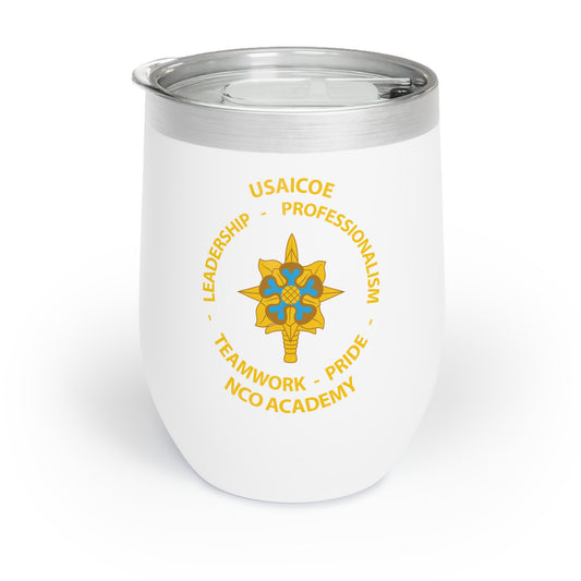 USAICOE NCOA Chilled Wine Tumbler (HAND WASH ONLY)