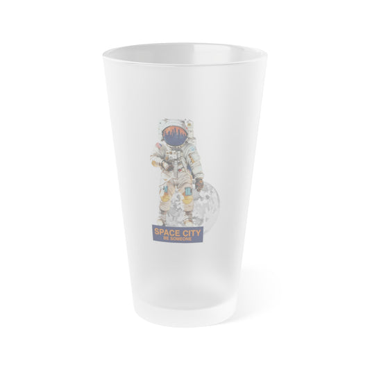 HARB Frosted Pint Glass