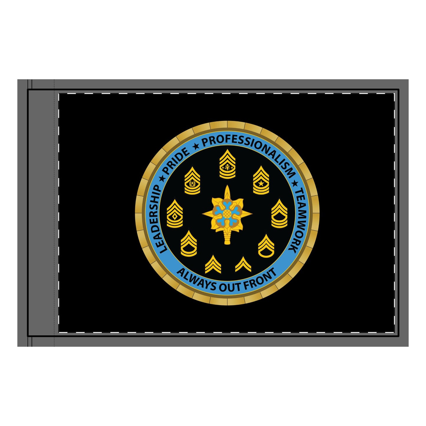 USAICOE NCOA Double-Sided Flag