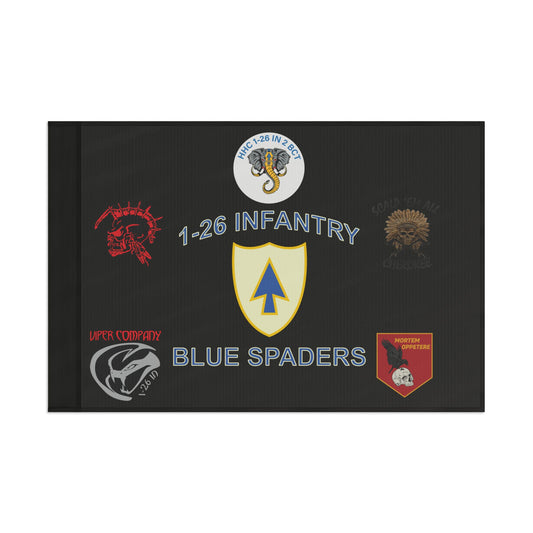 1-26 Single-Sided Team Room Flag (Battalion and Companies)