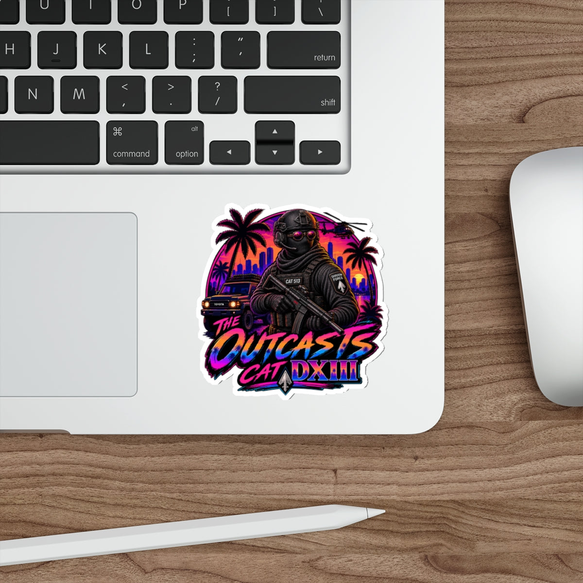CAT 513 Die-Cut Stickers