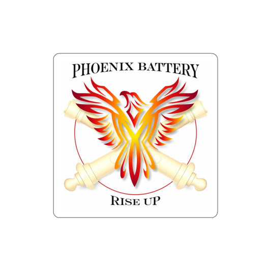 FA 2 CR Phoenix Btry Die-Cut Stickers