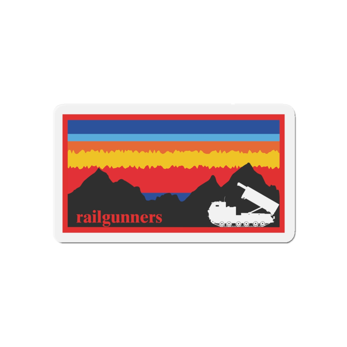 41FAB RAILGUNNERS Die-Cut Magnets