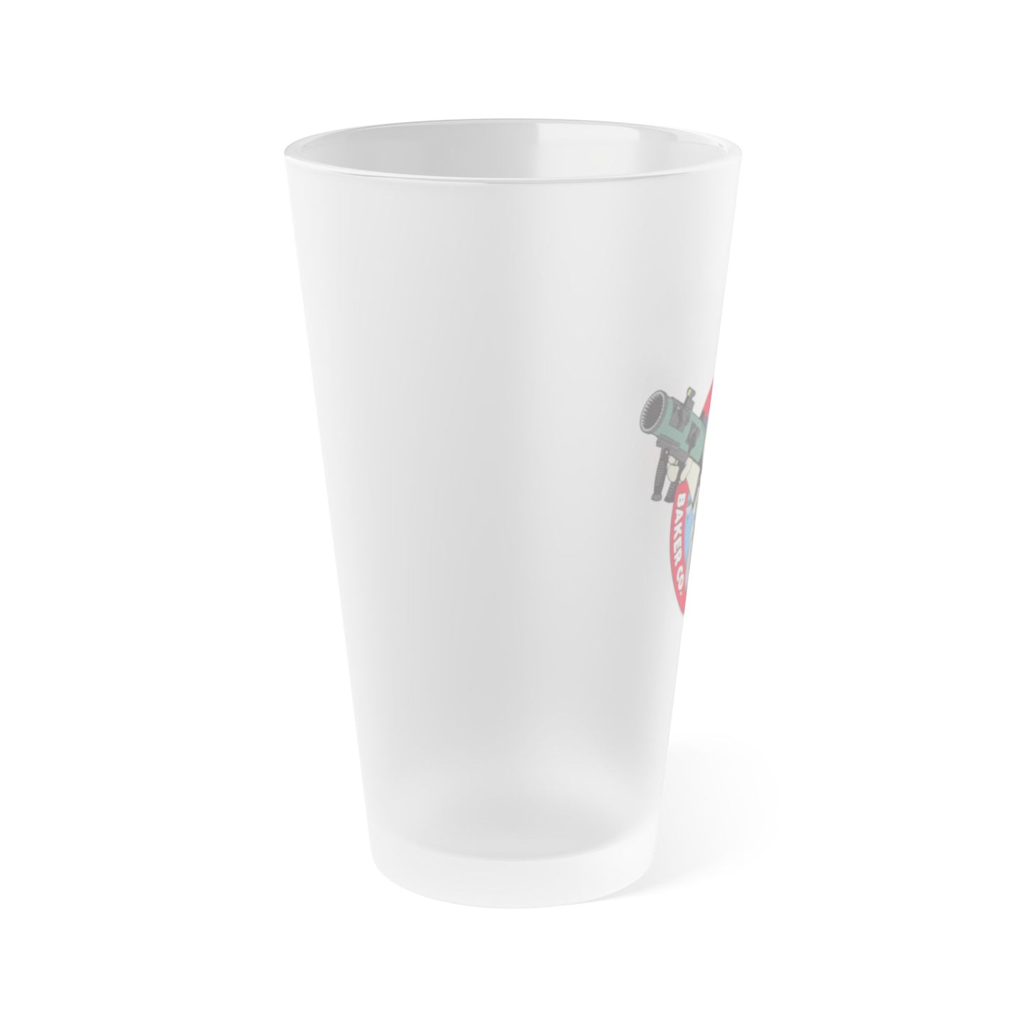 Baker 1/508 Frosted Pint Glass