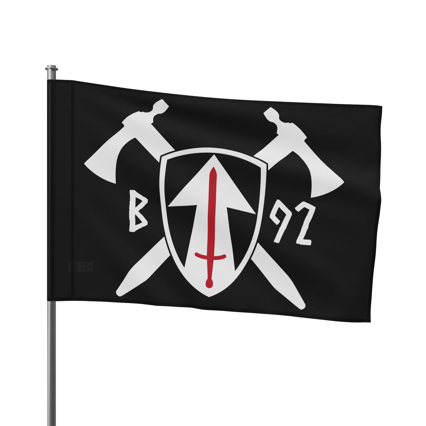 B/92 CA Team Room Flag (Pipehawks)