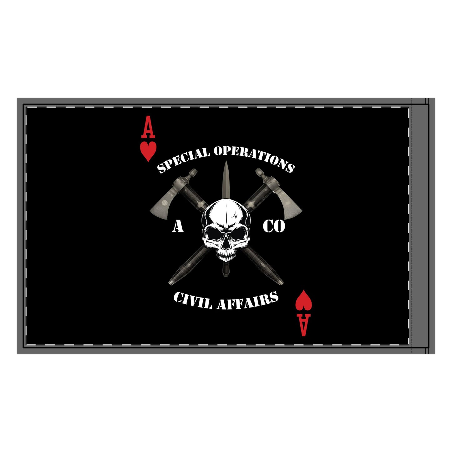 A/95 GRD Double Sided Flag (w/ pole pocket)