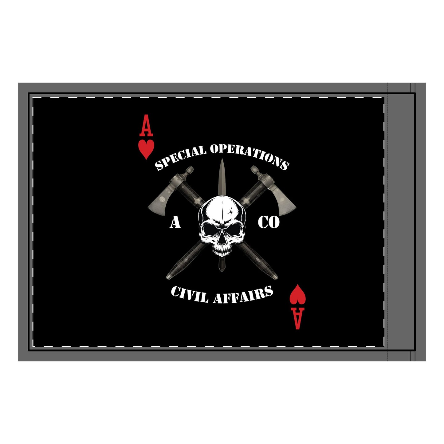 A/95 GRD Double Sided Flag (w/ pole pocket)