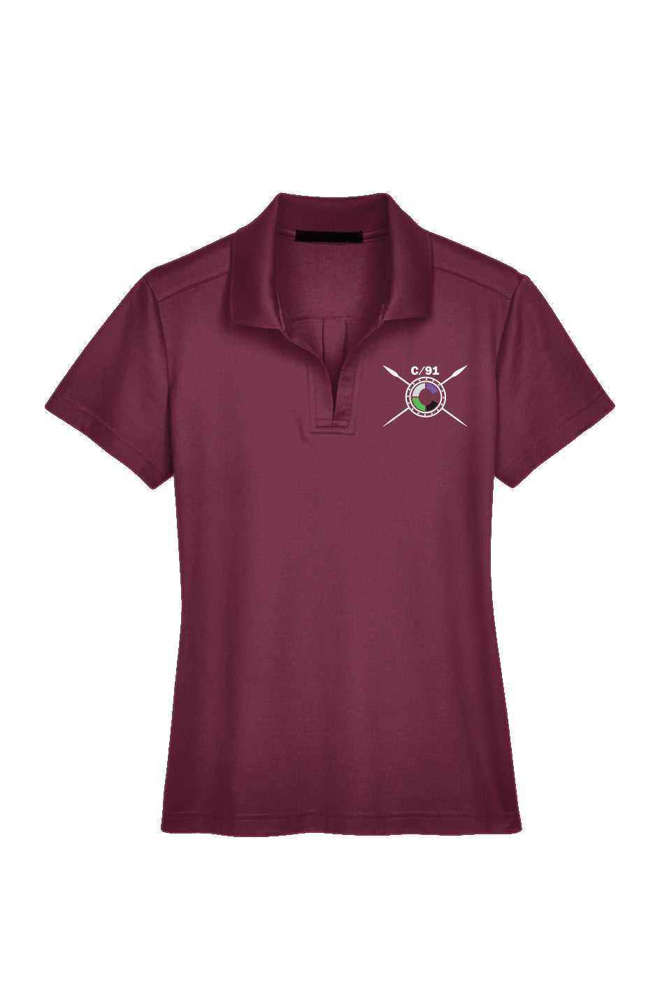 C/91 CA Women's Performance Plaited Polo