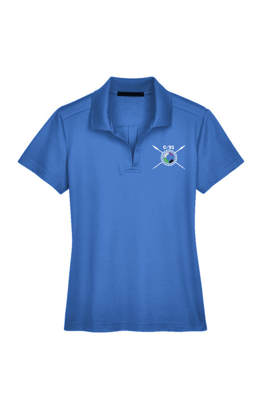 C/91 CA Women's Performance Plaited Polo