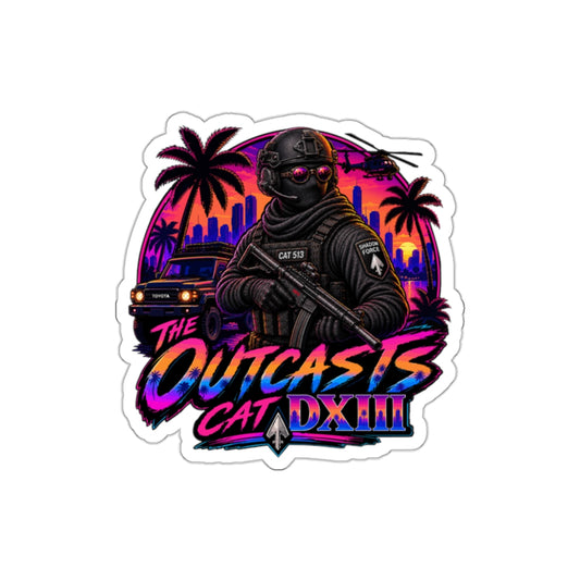 CAT 513 Die-Cut Stickers