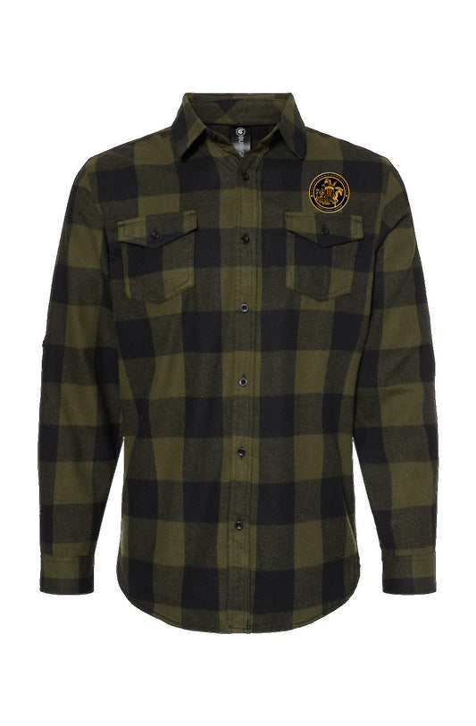 REGION III Flannel Shirt (Army/Black)