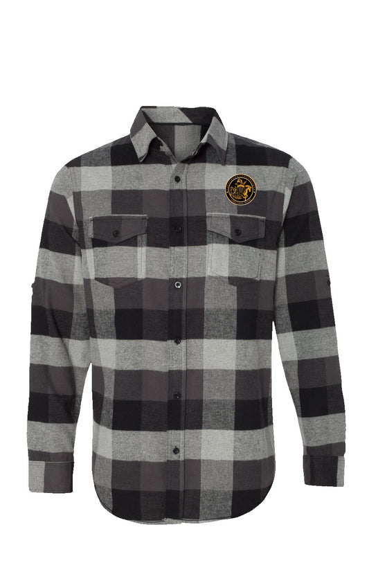 REGION III Flannel Shirt (Black/Grey)