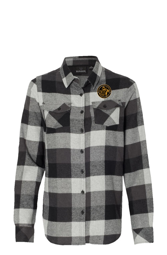 REGION III Women's Flannel Shirt (Black/Grey)