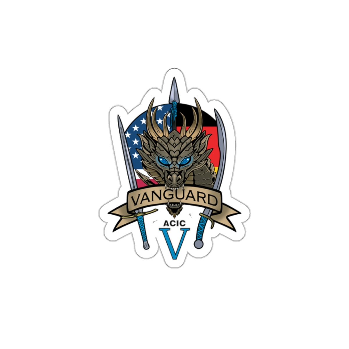 ACIC Region V Vanguard Die-Cut Stickers