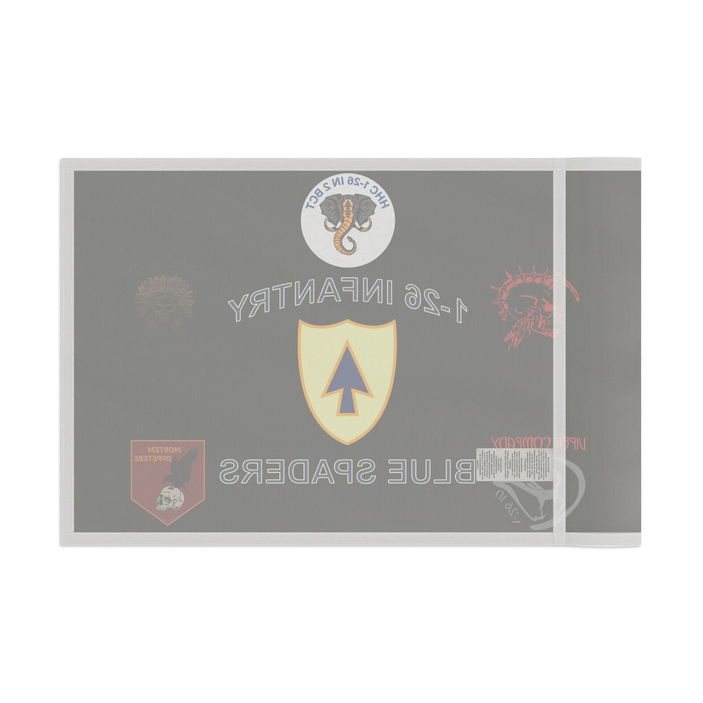 1-26 Single-Sided Team Room Flag (Battalion and Companies)