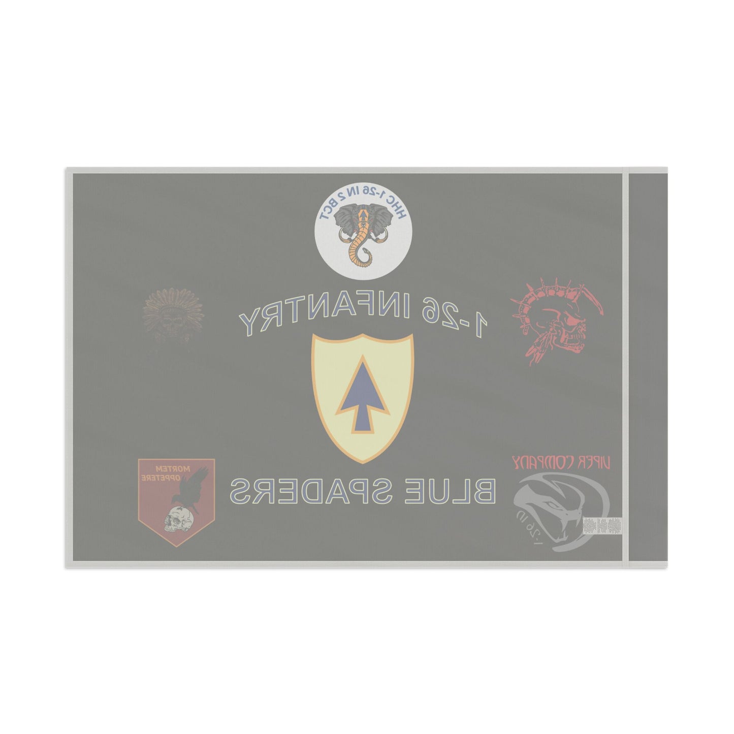 1-26 Single-Sided Team Room Flag (Battalion and Companies)