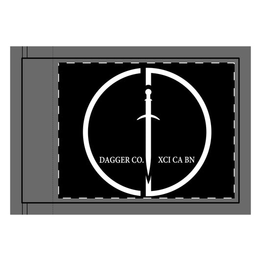Dagger Co. Double-Sided Flag - Bold Outdoor Banner for Adventurers and Gamers