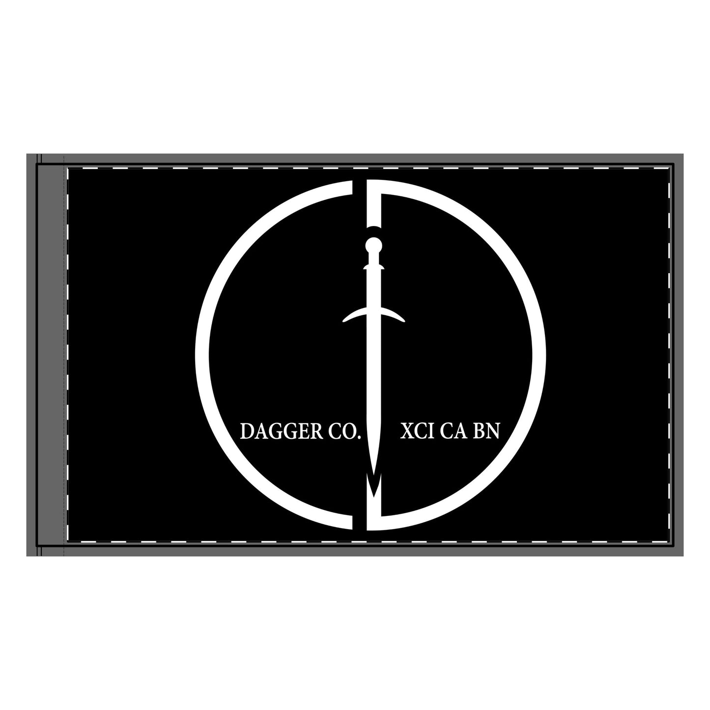 Dagger Co. Double-Sided Flag - Bold Outdoor Banner for Adventurers and Gamers