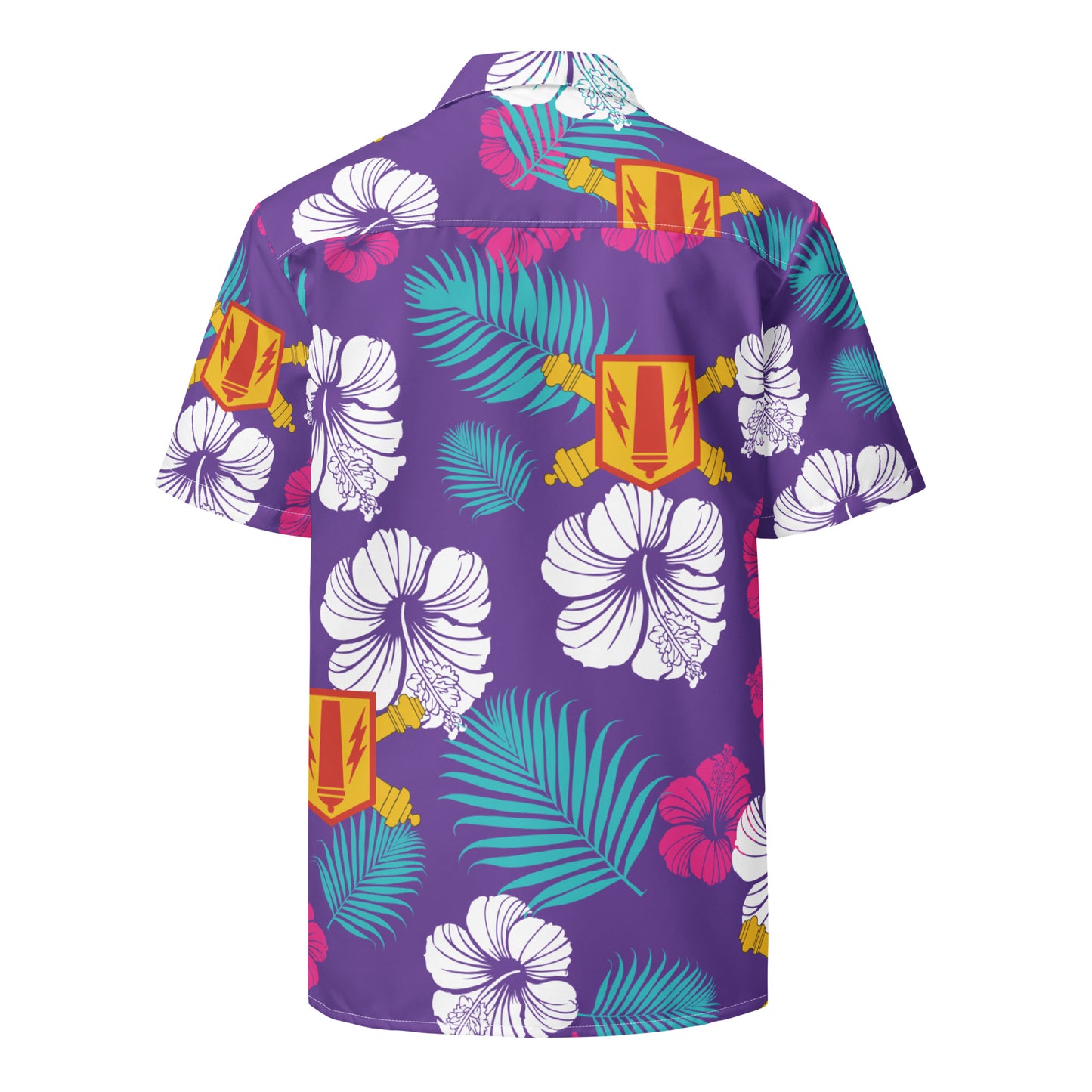 41FAB Hawaiian Shirt (Purple-100% polyester)