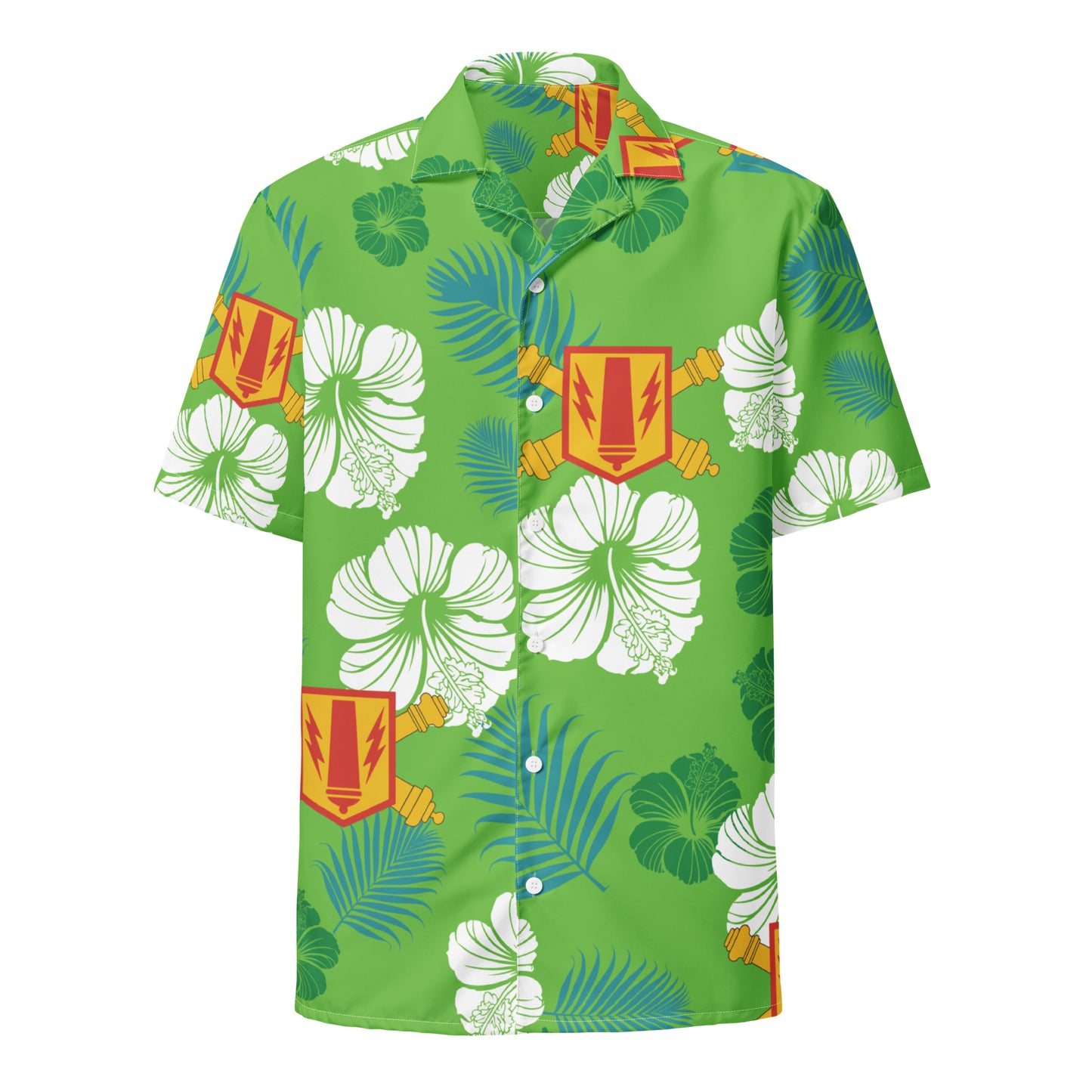 41FAB Hawaiian Shirt (green-100% polyester)