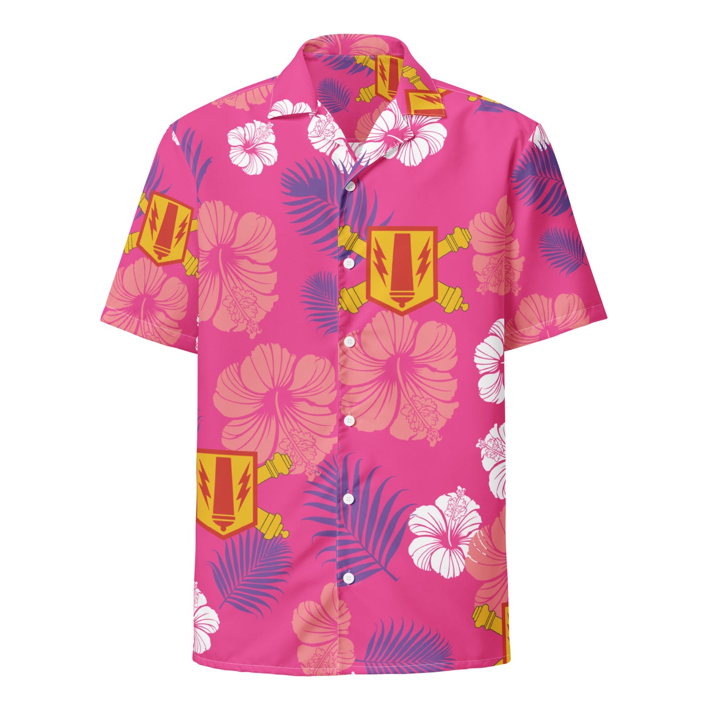 41FAB Hawaiian Shirt (Pink-100% polyester)