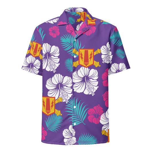 41FAB Hawaiian Shirt (Purple-100% polyester)