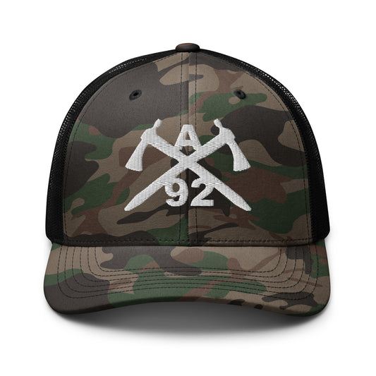 A/92 Camouflage trucker hat