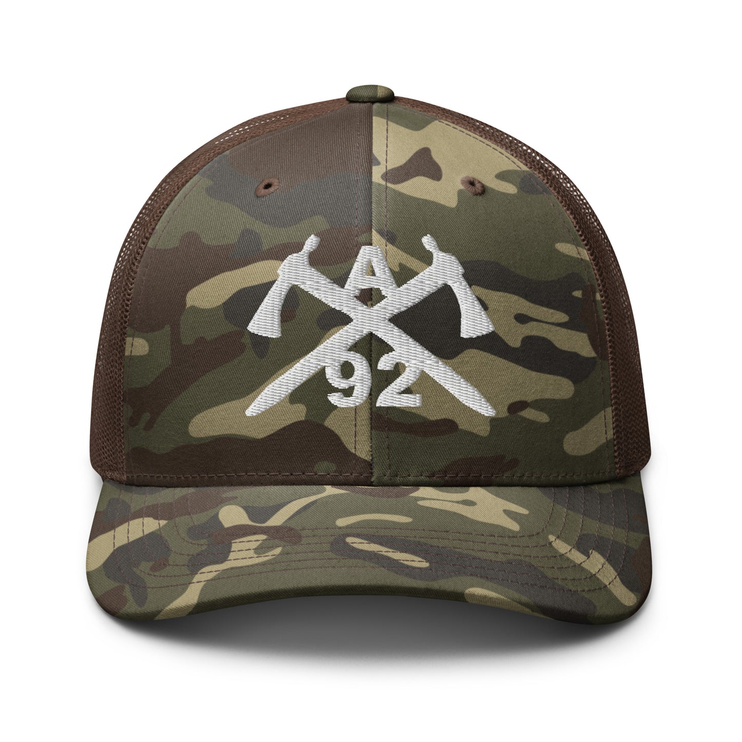 A/92 Camouflage trucker hat