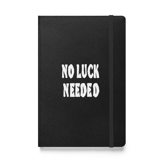 DMRC Hardcover bound notebook "No Luck Needed"