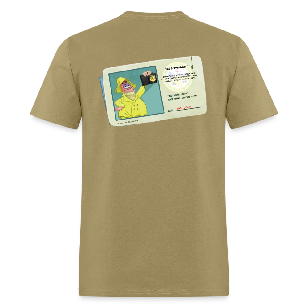 CCC Fruit of the Loom Tan T - khaki