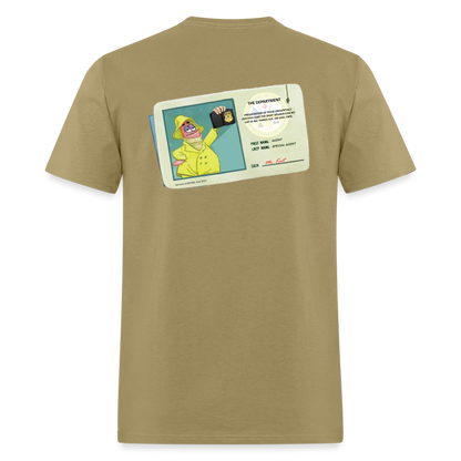 CCC Fruit of the Loom Tan T - khaki