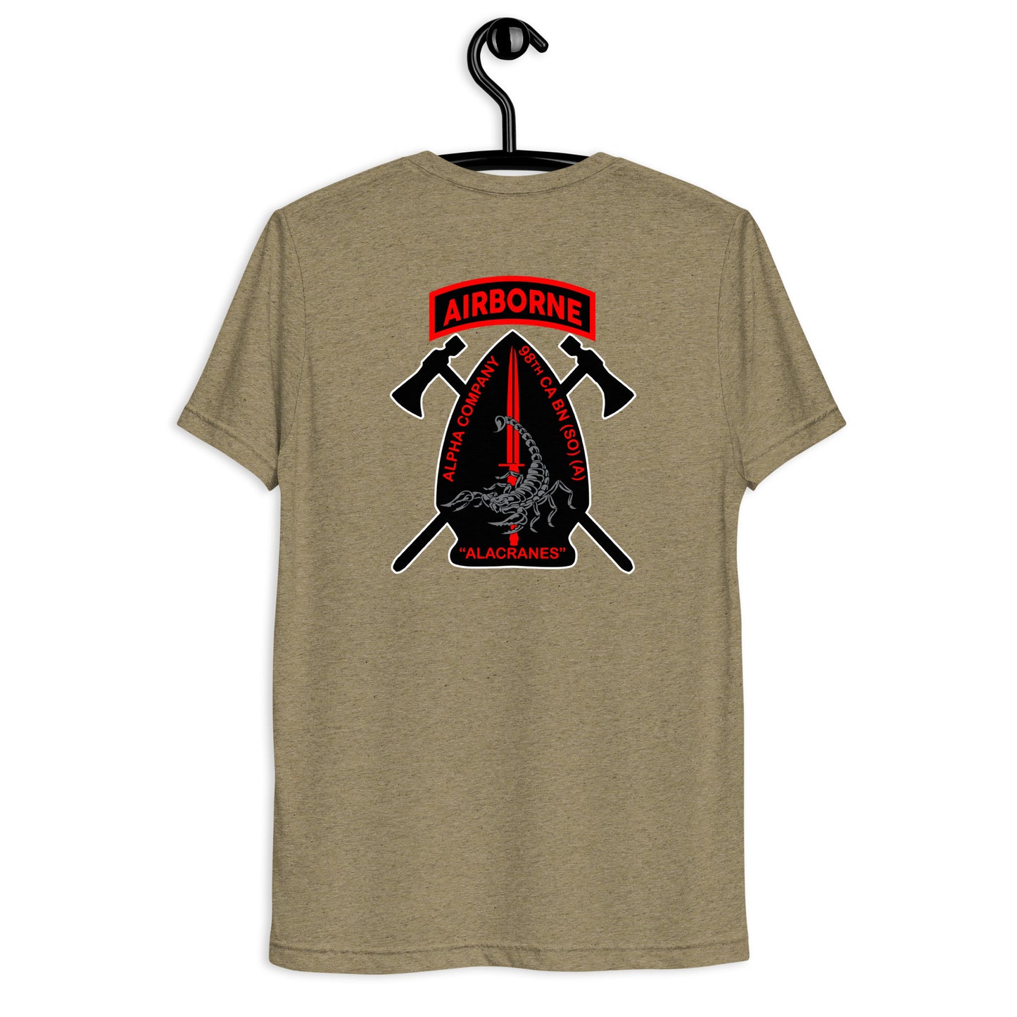 A/98 Tri-Blend Shirt (Black and Olive)