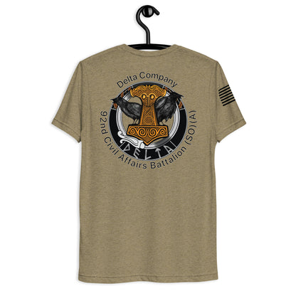 D/92 CA Tri-Blend Shirts (Black and Tan)