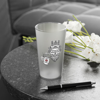 ODA 0133 "Backblast" Frosted Pint Glass