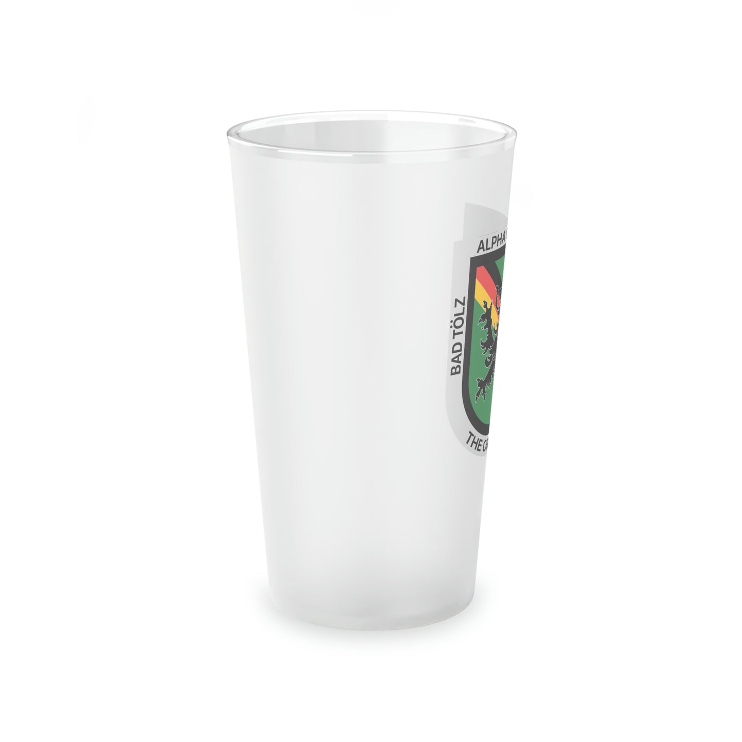 A/1/10 Lion Frosted Pint Glass