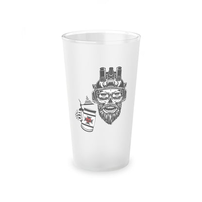 ODA 0133 "Backblast" Frosted Pint Glass