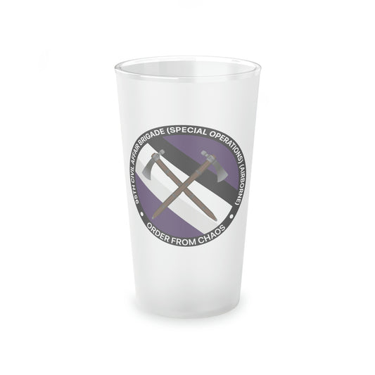 95th CA BDE Frosted Pint Glass